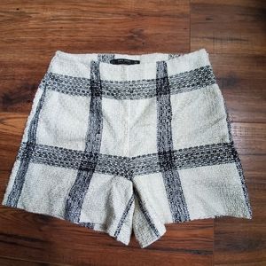 Zara High-waisted White Short